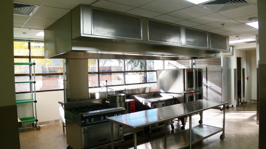 Commecial areas within the ASU NHI kitchens and labs. educational facility with commercial and mixed use spaces. LEA Architects, based in Phoenix AZ 85020