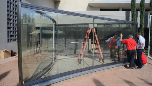 Finished work for the Dan Graham Art Installation. Progress into architectural steps. Ssutainable and modern designs. LEA Architects, Phoenix Architecture firm. 