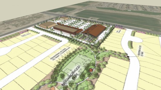 fairchild commons living community center. predesign and renderings. architectural design process. LEA Architects, Phoenix AZ. 