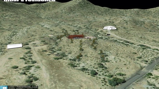 aerial view for planning and process of the bibars residences. modern and contemporary designs. residential homes, private works. lea architects. phoenix az. houses and homes. 