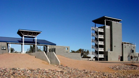 chandler fire training facility. public safety, lea architects. phoenix architecture firm. sustainable and contemporary design. modern elements and materials. community projects, public works. 