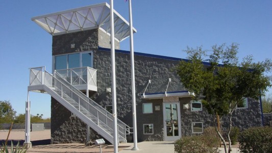 chandler fire training facility and administration, designed by lea architects. sustainable and contemporary design. environmentally conscious design and elements. phoenix architecture firm. 